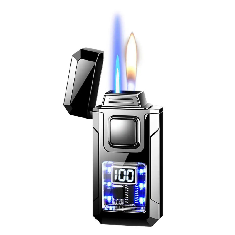Lighter Windproof - Ветрозащитная металлическая зажигалка с голосовым управлением