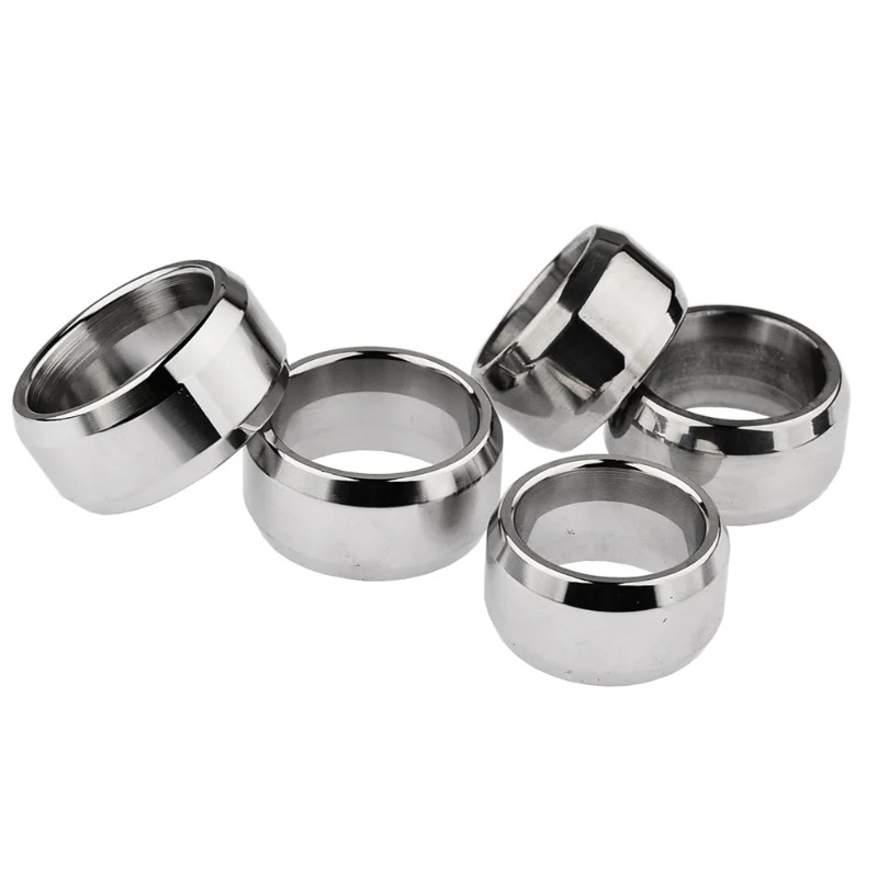 Men Accessories Combo Set - Кольца из нержавеющей стали 10 размеров,