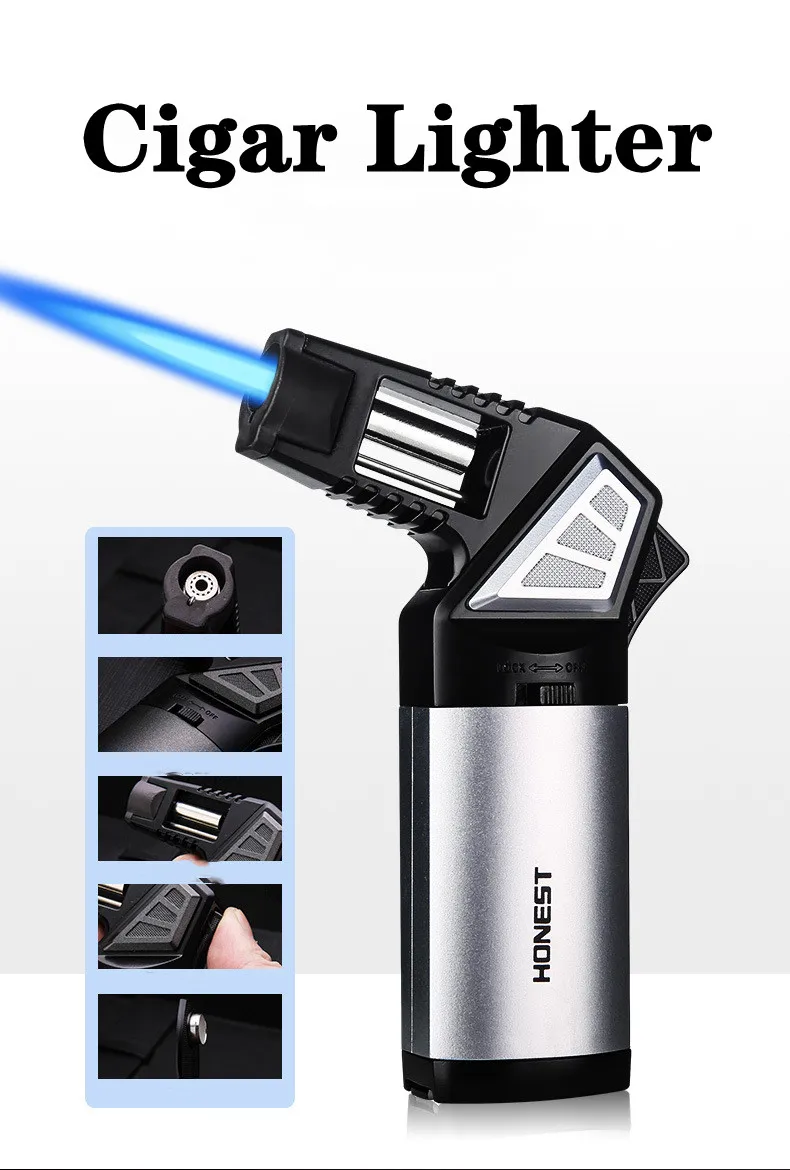 Lighter Windproof - Честная металлическая мульти-наружная ветрозащитная бутановая газовая