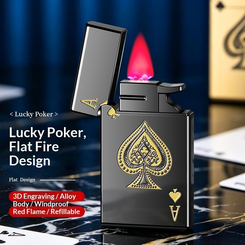 Ветрозащитная зажигалка Ace of – обзор и цена Lighter Windproof