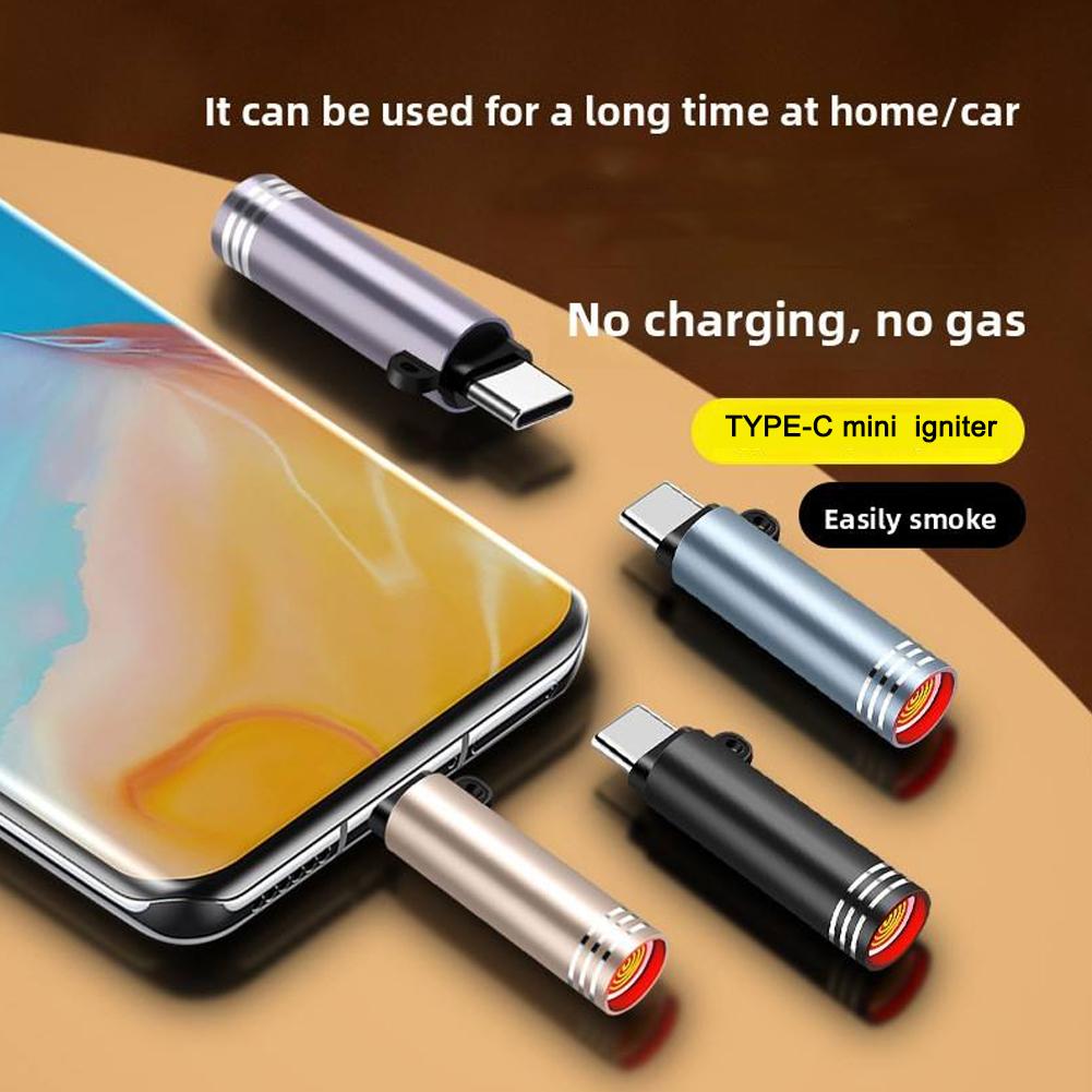 Мини-зажигалка типа C для зажи – обзор и цена Lighter Windproof