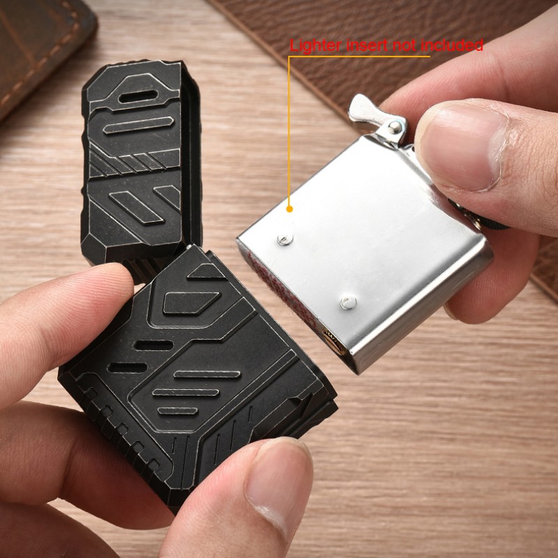 Чехол для зажигалки из титанов – обзор и цена Lighter Windproof