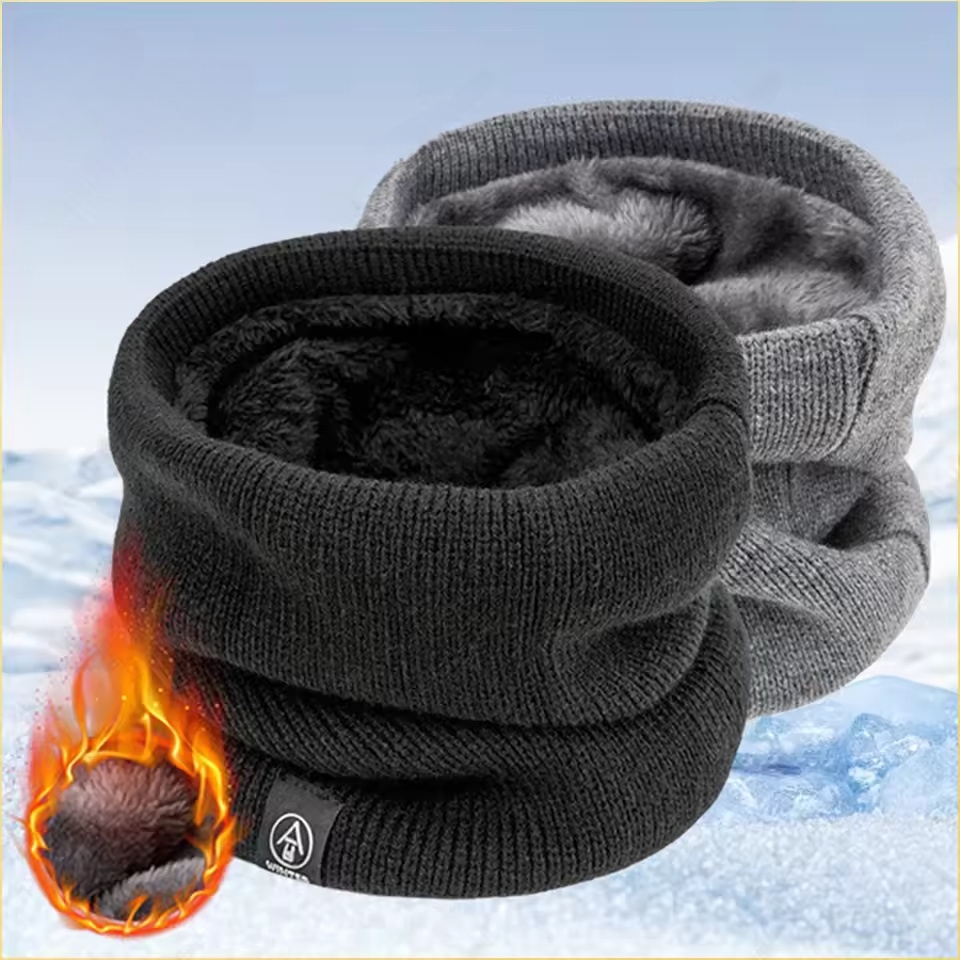 Зимний шарф-грелка для шеи с ф – обзор и цена Men Accessories Ring