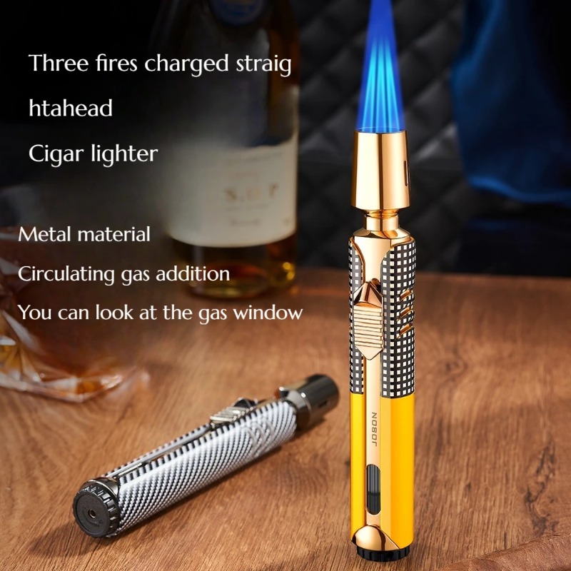 Газовая турбозажигалка JOBON M – обзор и цена Lighter Windproof