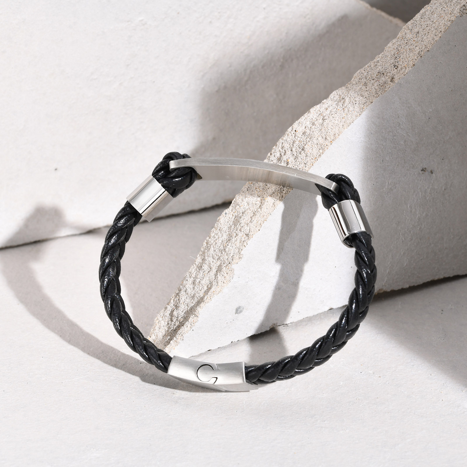 Мужской плетеный кожаный брасл – обзор и цена Men Accessories For Gift
